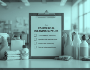 The Commercial Cleaning Supplies Checklist Every Facility Should Rely On